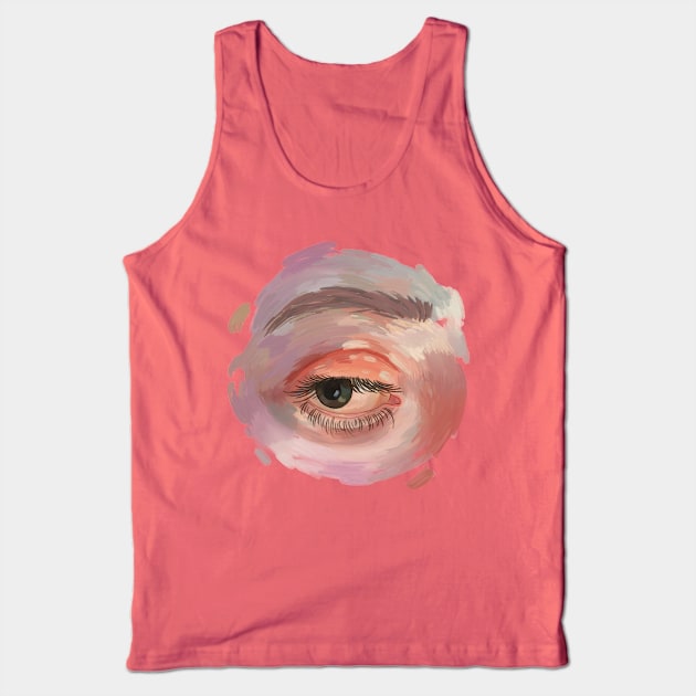 Colorful illustration of a eye. Tank Top by milana.ovchinniikova